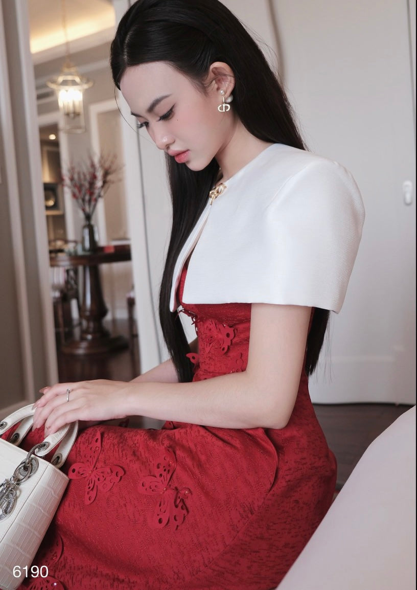 Cusk Butterfly Red Set