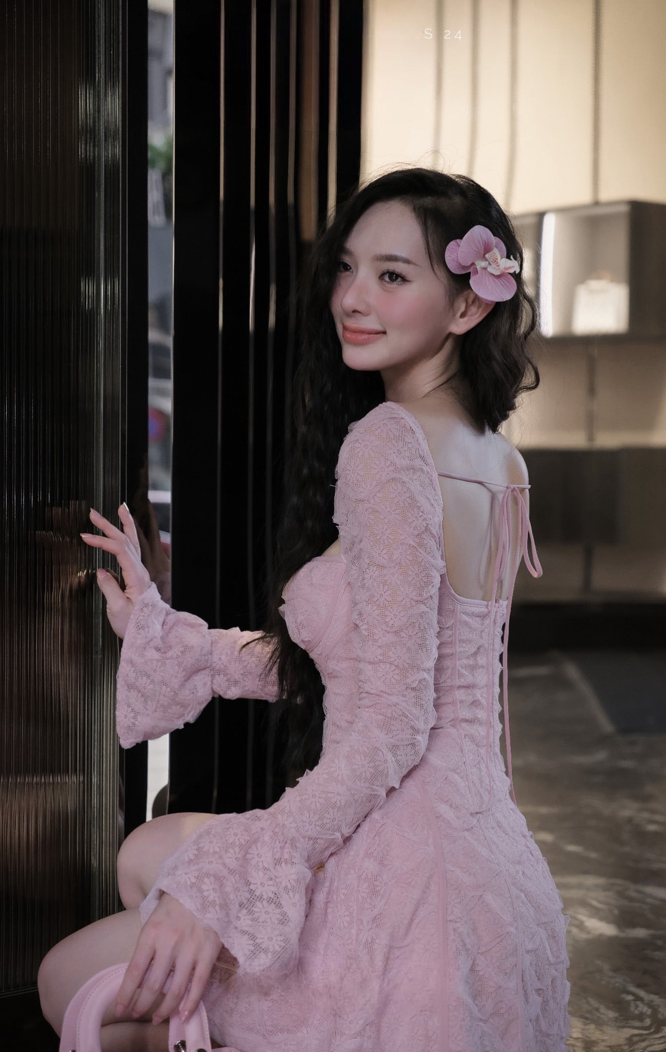 CC01 Dress Loukmai Pink