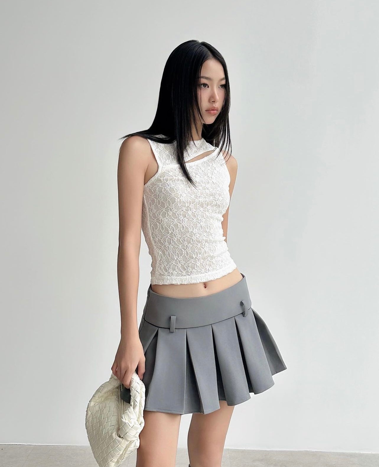 HHHOO W BRAND #06 ( TOP ) WHITE