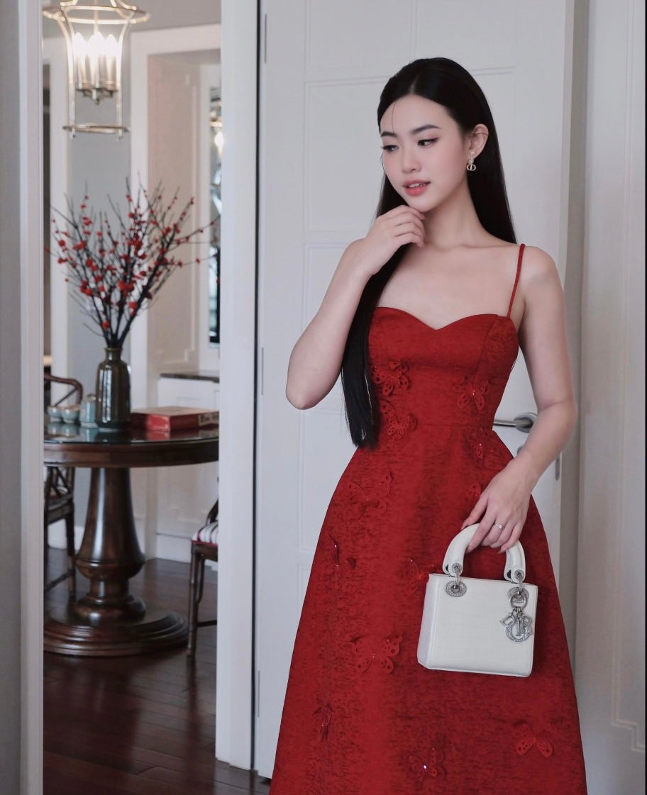 Cusk Butterfly Red Set