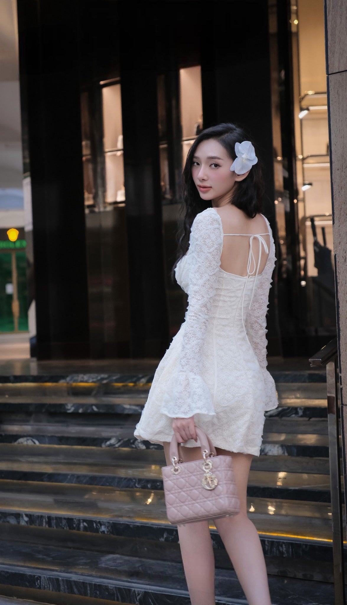 CC01 Dress Loukmai White