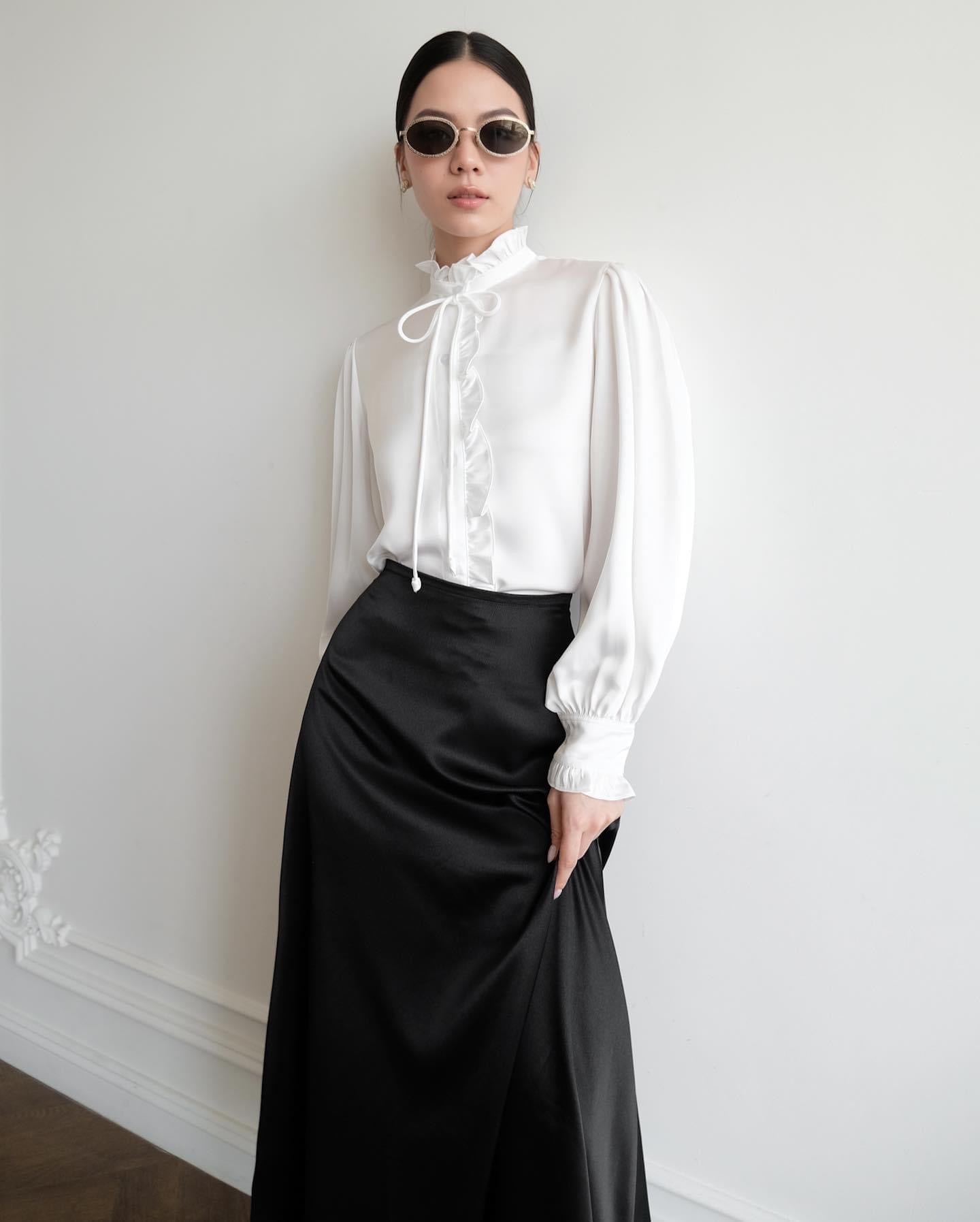 C0010 RB “COLLECTION” TOP SATIN