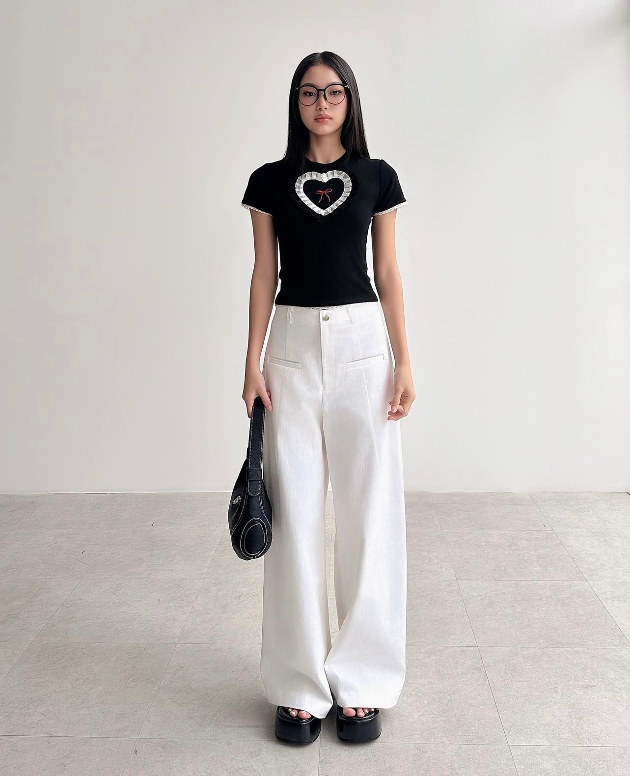 HHHOO W BRAND #11 BABY TEE