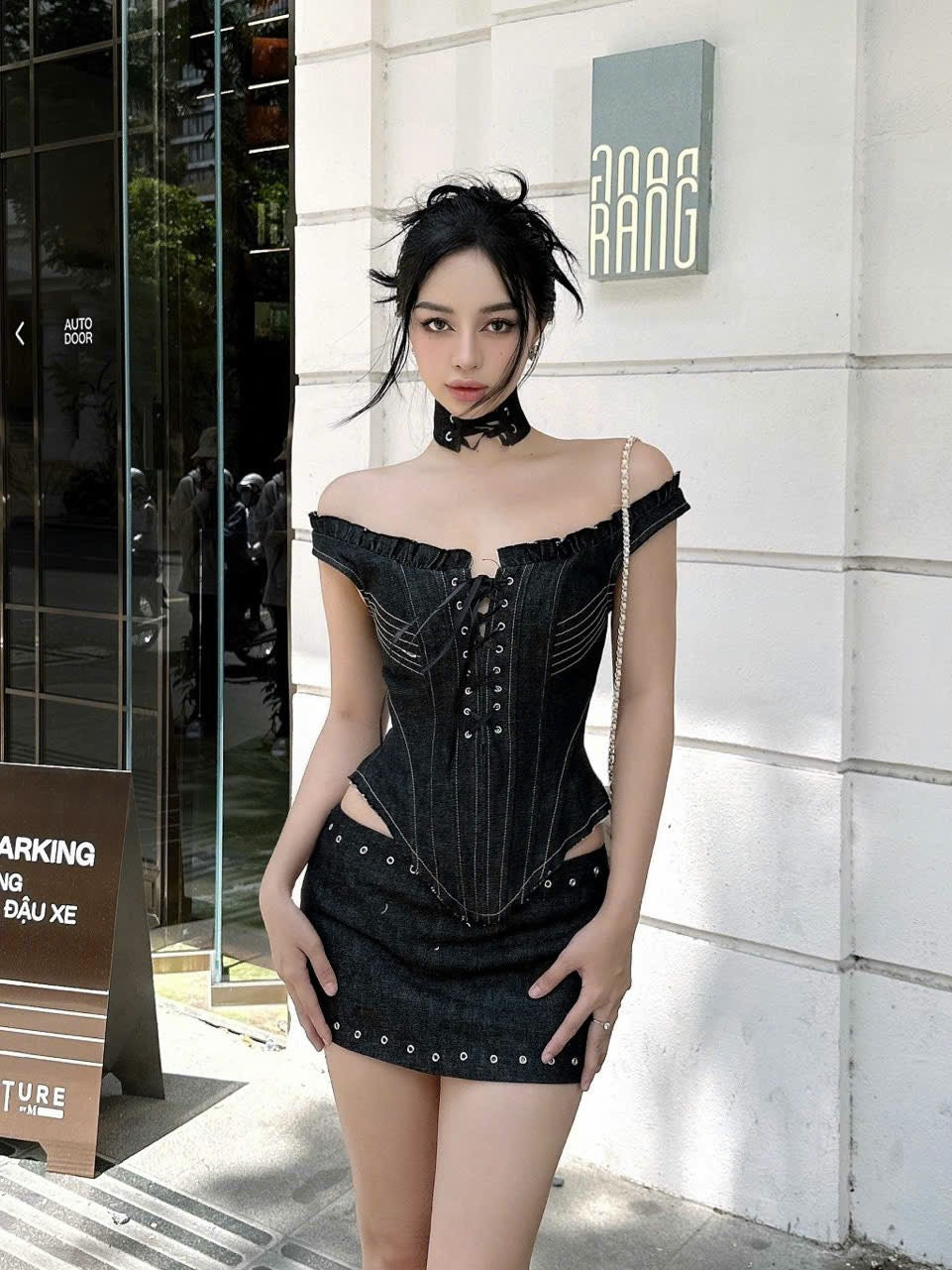 Mm Black Sexy Set