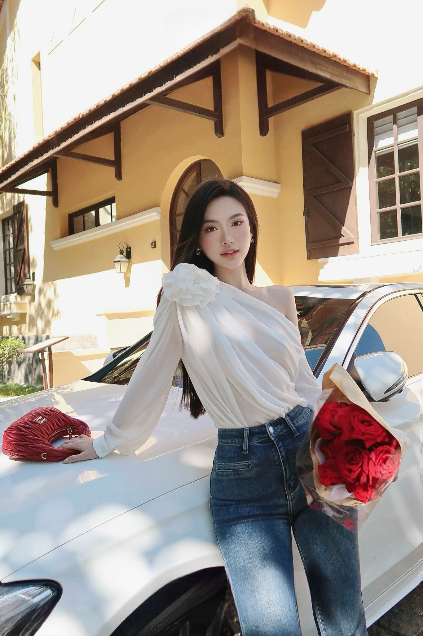 Ewway Rose Top ( White )