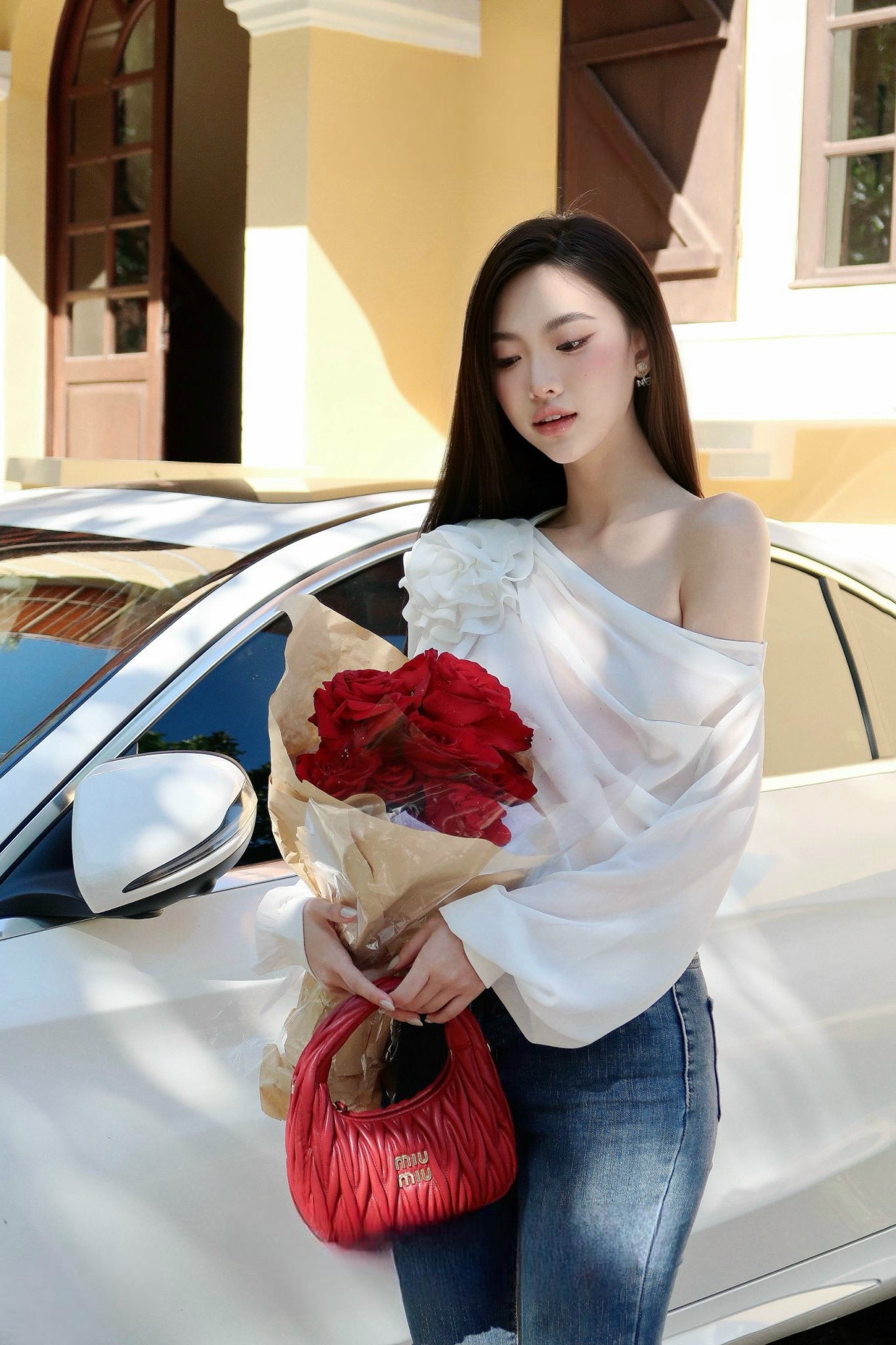 Ewway Rose Top ( White )