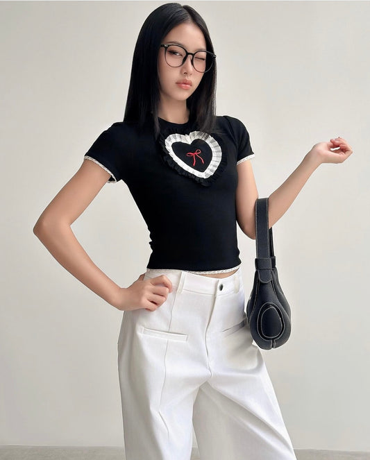 HHHOO W BRAND #11 BABY TEE