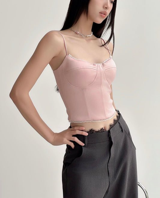 HHHOO W BRAND #12 TOP ( PINK )