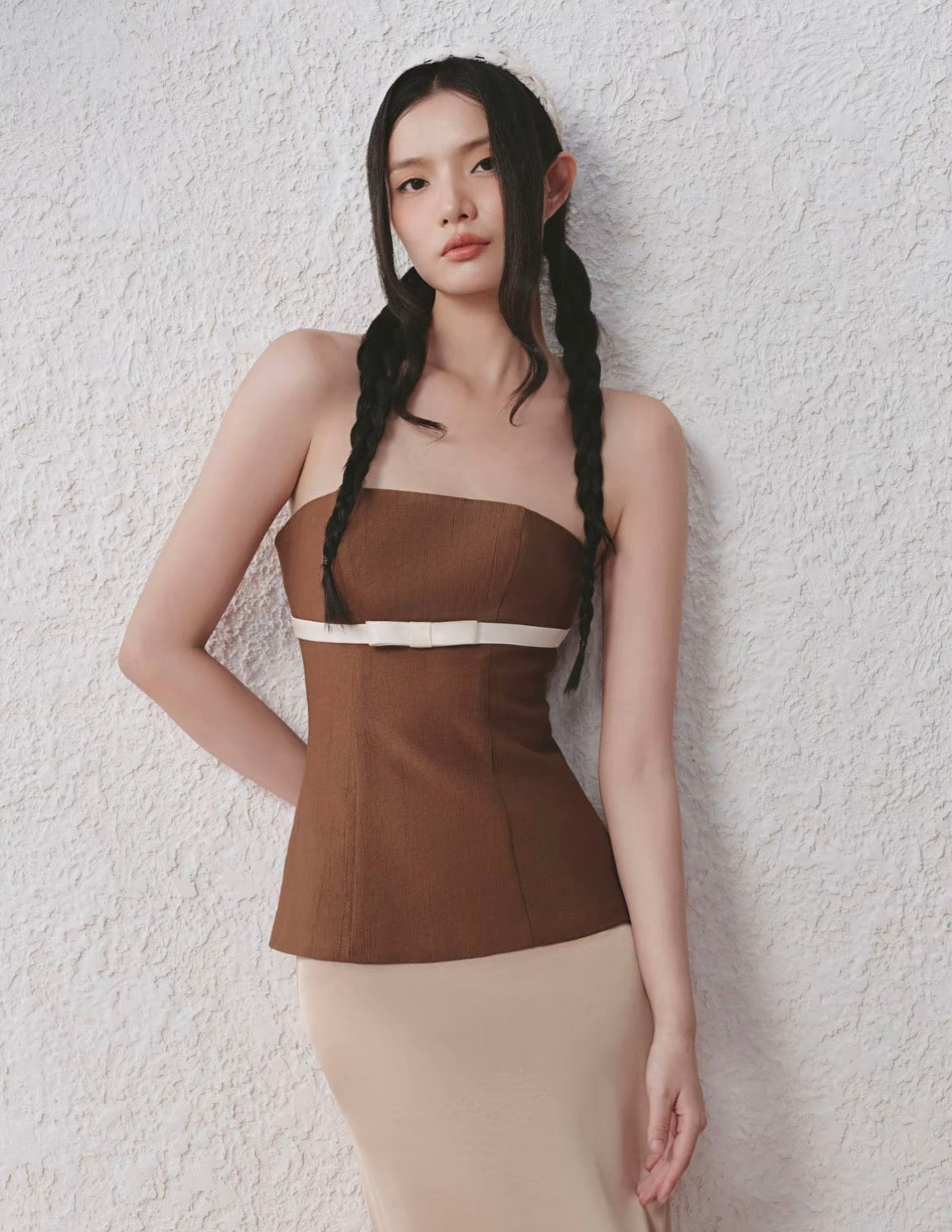 Soelie Collection Top Black & Brown