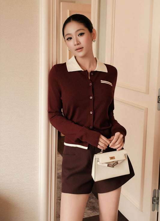 Long-sleeve top (FREESZ ) P3 Red