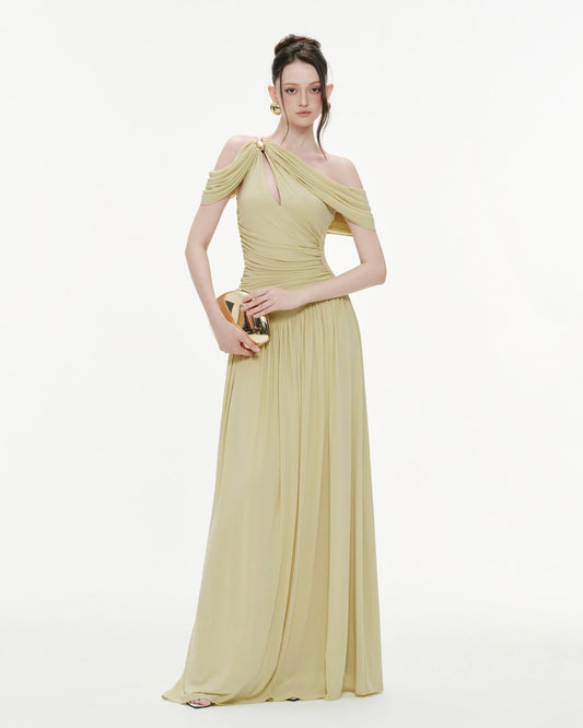 A MAXI DRESS P705 ( AVOCADO )