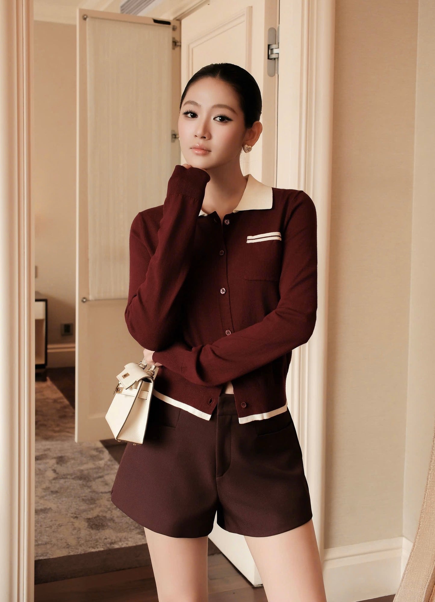 Long-sleeve top (FREESZ ) P3 Red