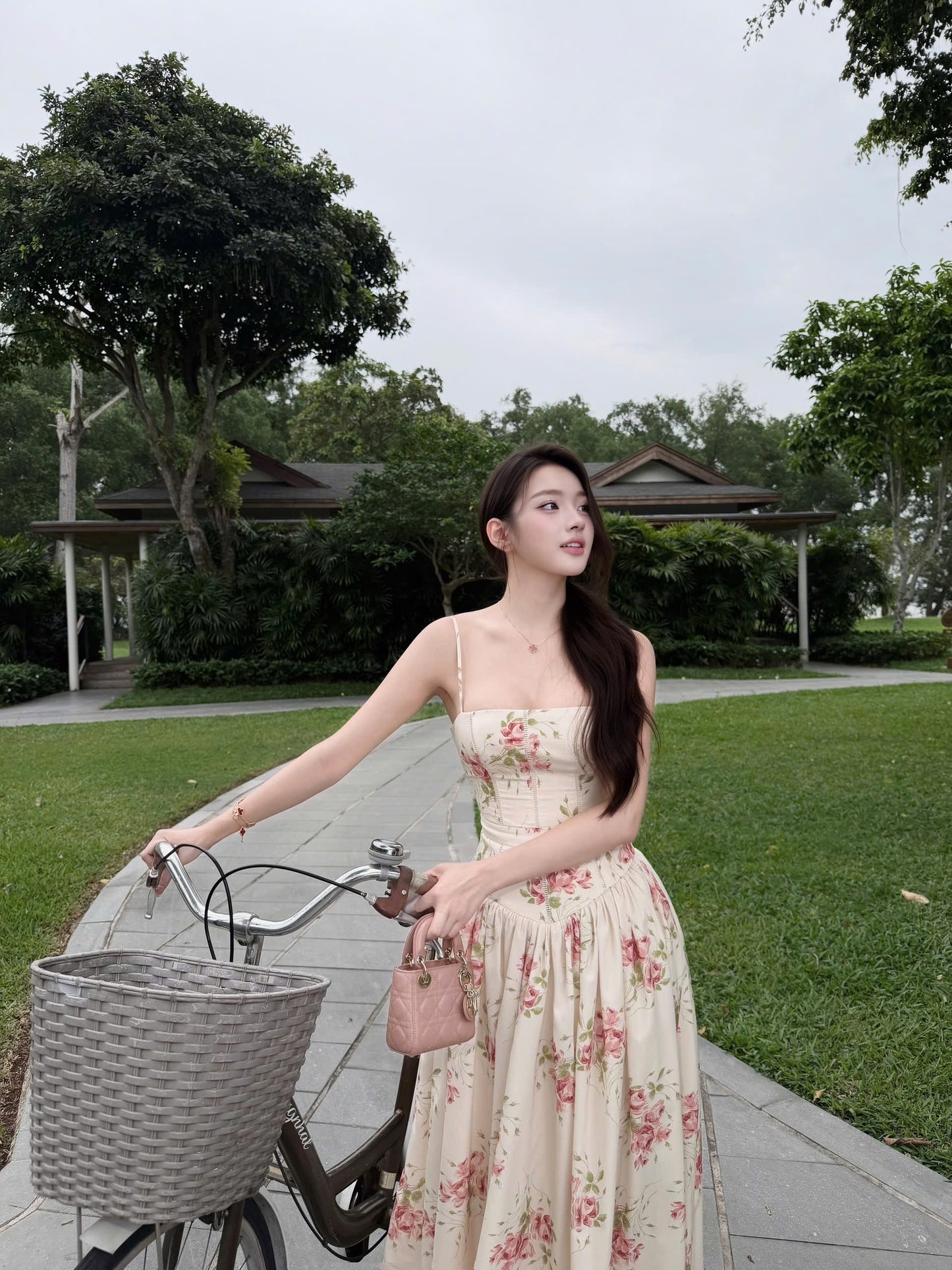 Foulard Floral Print Dress 02