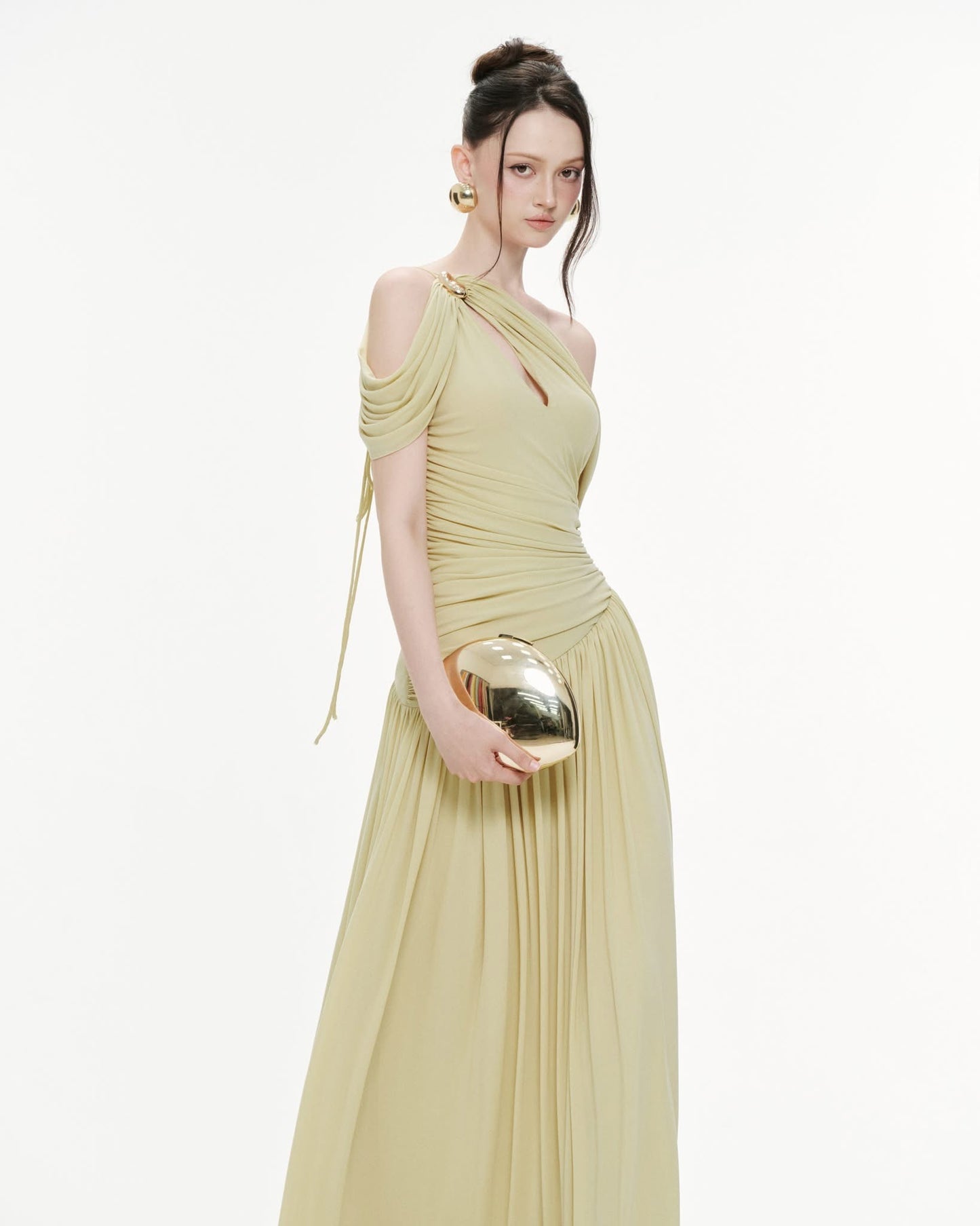 A MAXI DRESS P705 ( AVOCADO )