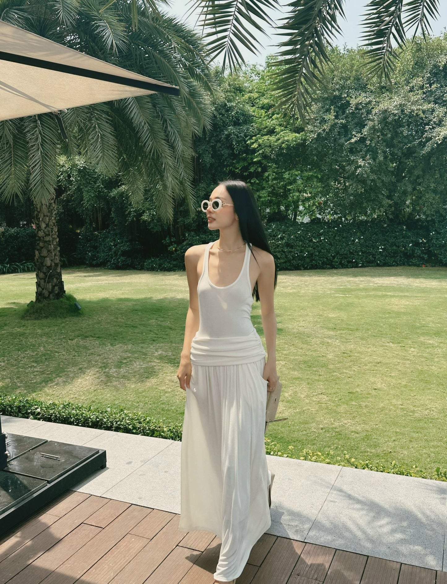 Dwwy Set Freesize ( white cream )