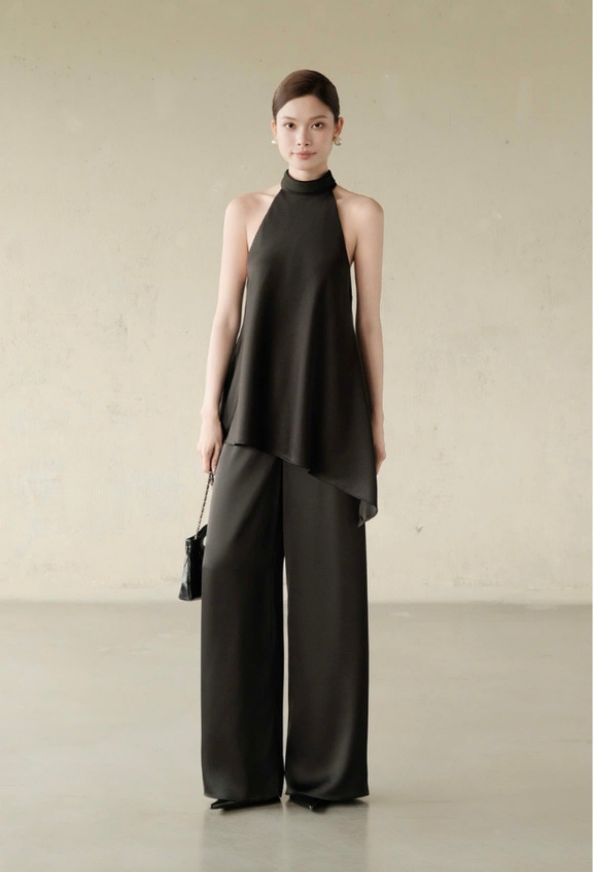 SET ( Top + pant ) A11 Black
