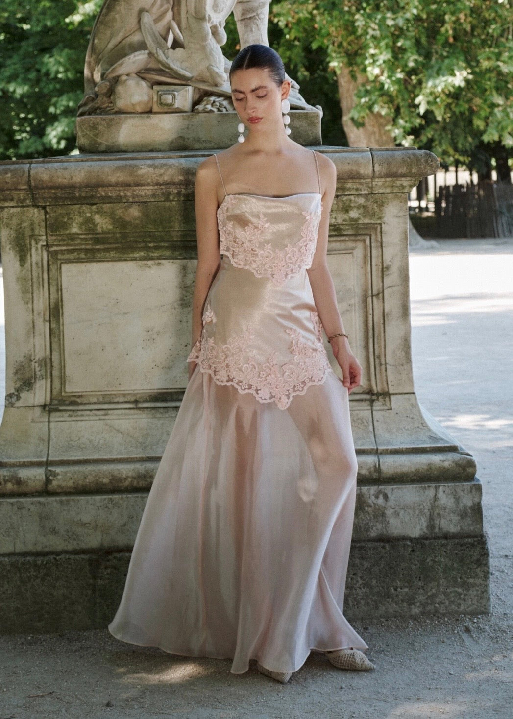A MAXI DRESS P613 ( NUDE )
