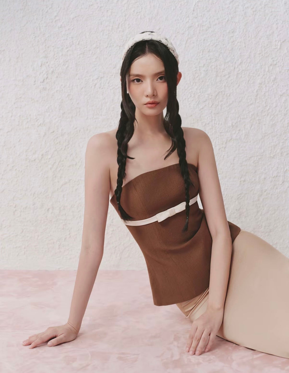 Soelie Collection Top Black & Brown