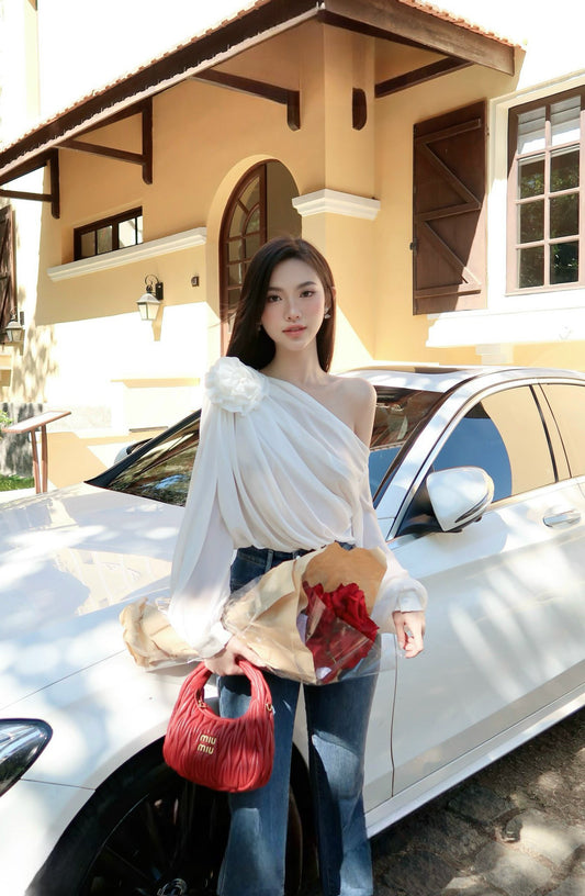 Ewway Rose Top ( White )