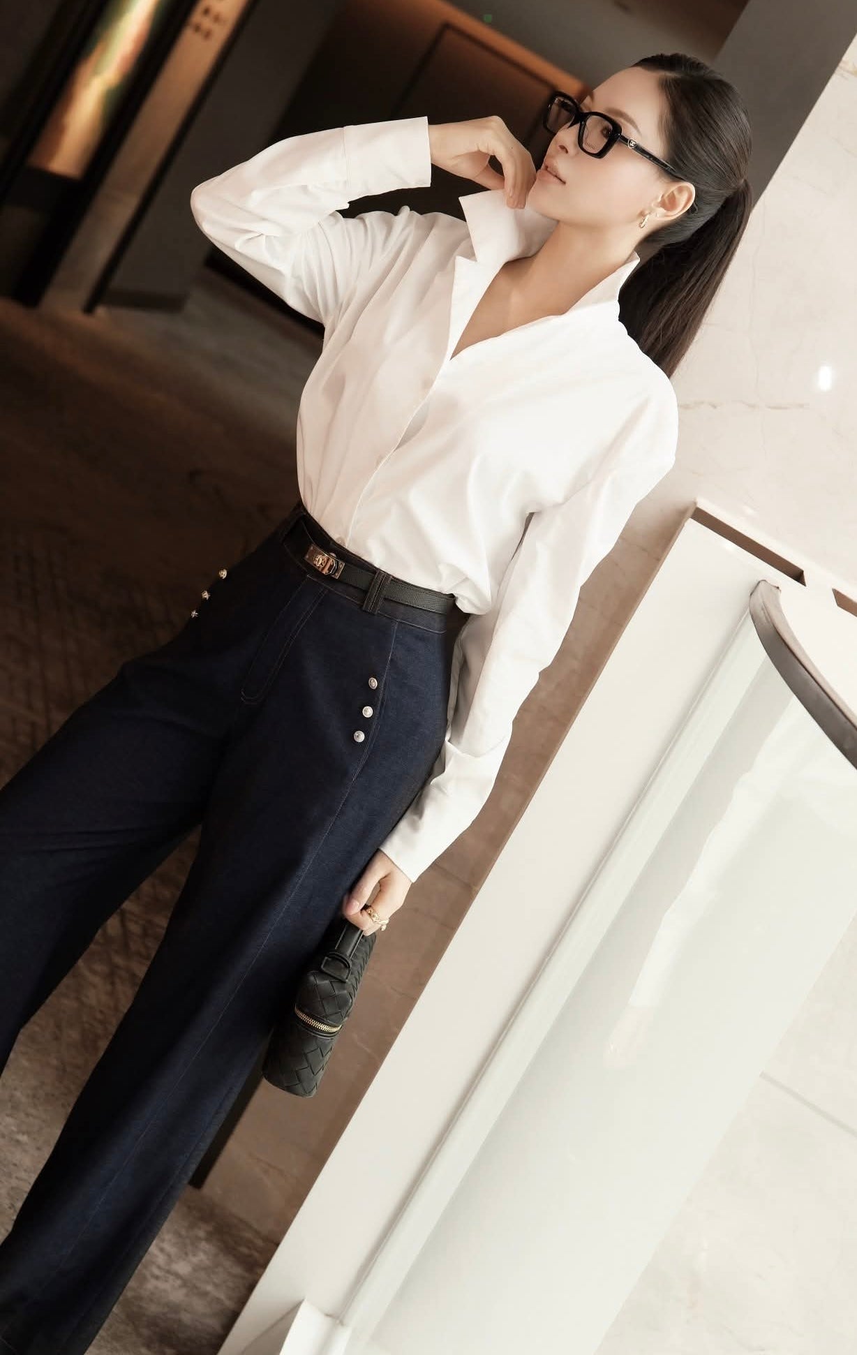 Dwery Set S06 ( 3PC Shirt , Pant , Top )